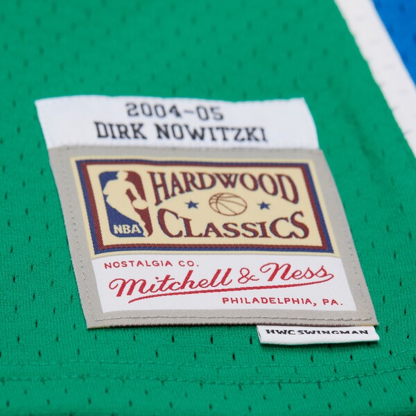 Dirk Nowitzki Dallas Mavericks 2004-05 Green Swingman Jersey 5 Dirk Nowitzki Dallas Mavericks 2004-05 Green Swingman Jersey