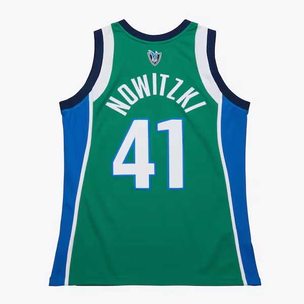 Dirk Nowitzki Dallas Mavericks 2004-05 Green Alternate Authentic Jersey 3 Dirk Nowitzki Dallas Mavericks 2004-05 Green Alternate Authentic Jersey