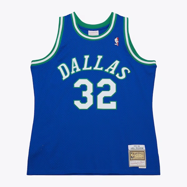 Jamal Mashburn Dallas Mavericks 1993-94 Blue Swingman Jersey