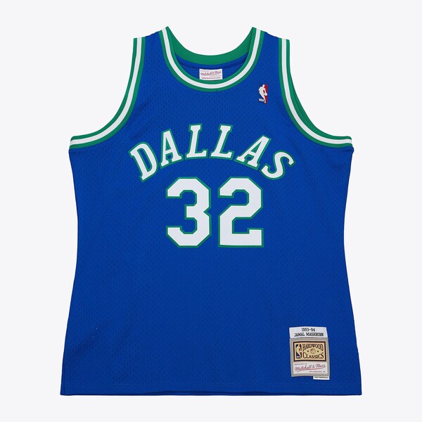 Jamal Mashburn Dallas Mavericks 1993-94 Blue Swingman Jersey