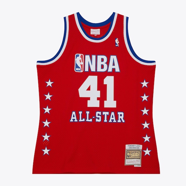 Dirk Nowitzki 2003 NBA All-Star Game Red Swingman Jersey