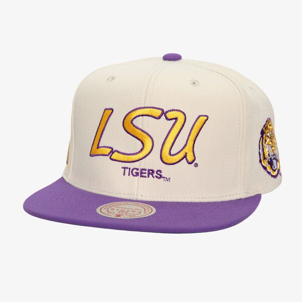 LSU Tigers Cream Just Don Snapback Hat
