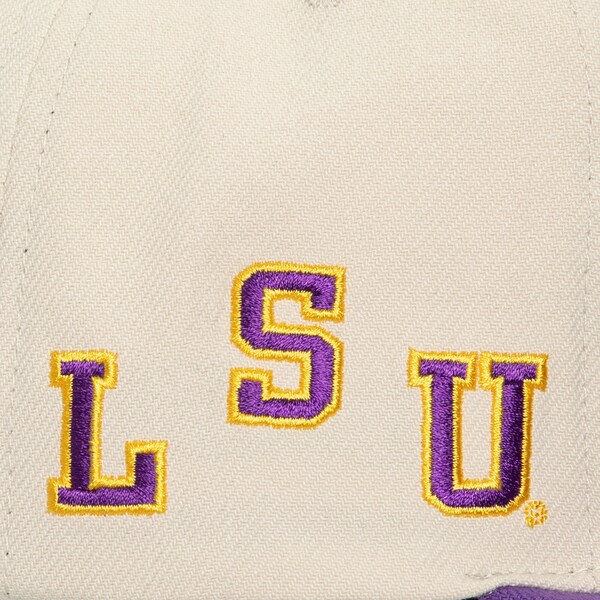 LSU Tigers Cream Just Don Snapback Hat