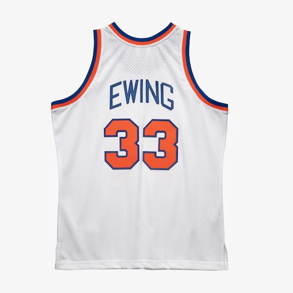 Patrick Ewing New York Knicks 1985-86 White Swingman Player Jersey