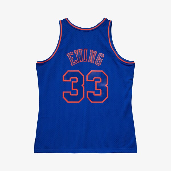 Men's Patrick Ewing Blue New York Knicks 1996/97 Hardwood Classics Swingman Player Jersey
