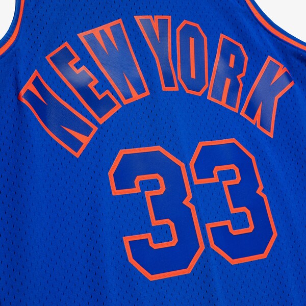 Men's Patrick Ewing Blue New York Knicks 1996/97 Hardwood Classics Swingman Player Jersey
