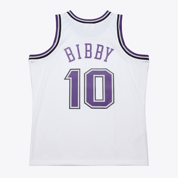 Mike Bibby Sacramento Kings 2001-02 White Swingman Jersey