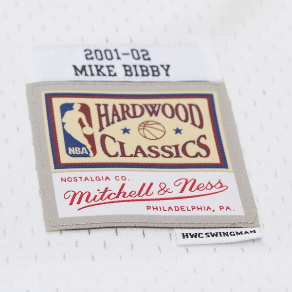 Mike Bibby Sacramento Kings 2001-02 White Swingman Jersey