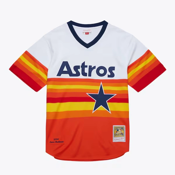 Lance Berkman Houston Astros White 2004 Authentic Alternate Jersey