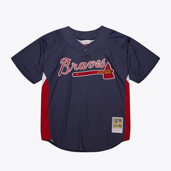 Chipper Jones Atlanta Braves Navy 2007 Authentic Batting Practice Jersey