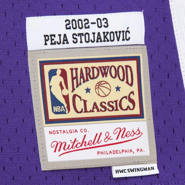 Peja Stojakovic Sacramento Kings 2002-03 Purple Swingman Jersey