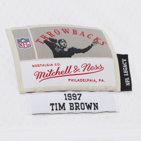 Tim Brown Oakland Raiders 1997 White Legacy Player Jersey