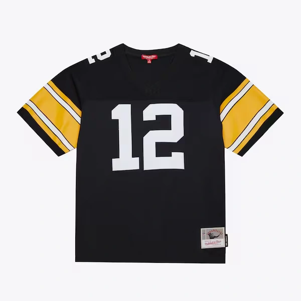 Women's Terry Bradshaw Pittsburgh Steelers 1976 Black Legacy Jersey