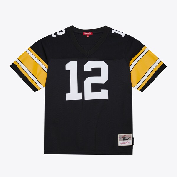 Women's Terry Bradshaw Pittsburgh Steelers 1976 Black Legacy Jersey