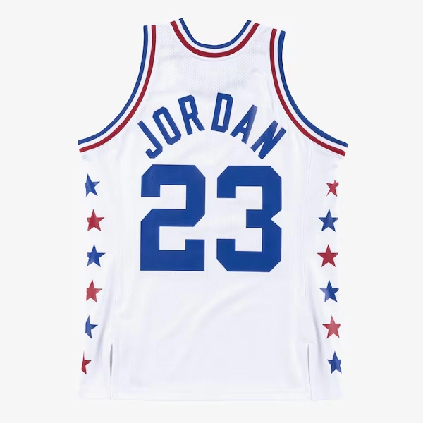 Michael Jordan 1985 NBA All-Star Game White Authentic Jersey