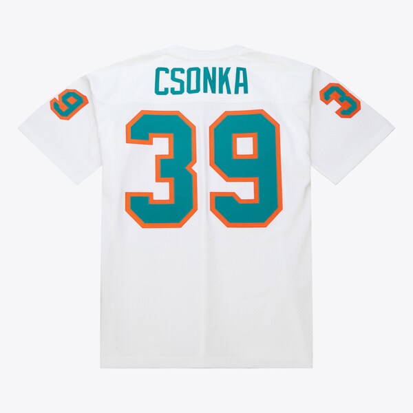 Larry Csonka Miami Dolphins 1972 White Authentic Jersey 3 Larry Csonka Miami Dolphins 1972 White Authentic Jersey