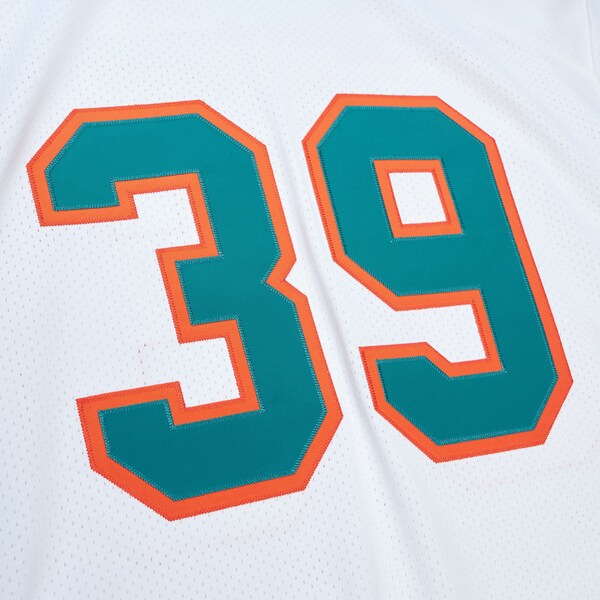 Larry Csonka Miami Dolphins 1972 White Authentic Jersey 4 Larry Csonka Miami Dolphins 1972 White Authentic Jersey