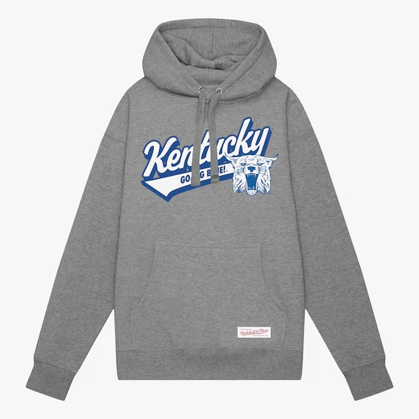 Kentucky Wildcats Heather Gray Tailsweep Pullover Hoodie