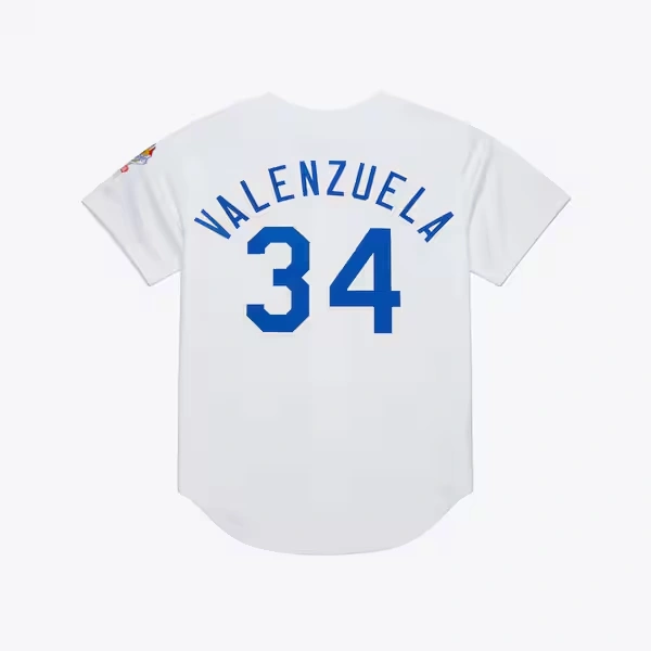 Fernando Valenzuela Los Angeles Dodgers 1990 White Authentic Jersey 3 Fernando Valenzuela Los Angeles Dodgers 1990 White Authentic Jersey