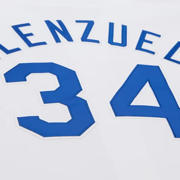 Fernando Valenzuela Los Angeles Dodgers 1990 White Authentic Jersey 5 Fernando Valenzuela Los Angeles Dodgers 1990 White Authentic Jersey