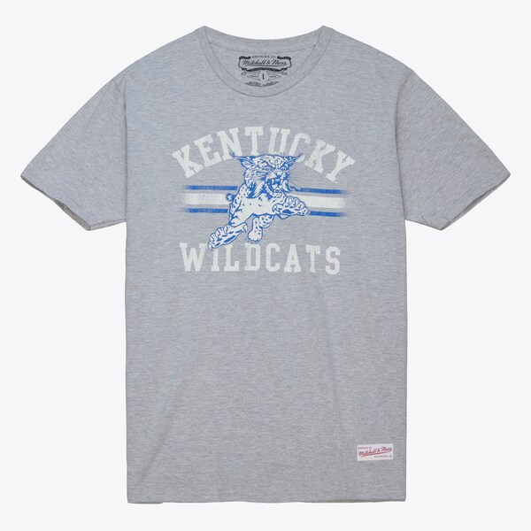 Kentucky Wildcats Heather Gray Vintage Stripes T-Shirt