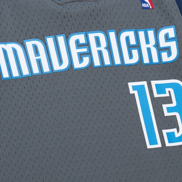 Steve Nash Dallas Mavericks 2003-04 Gray Swingman Jersey 4 Steve Nash Dallas Mavericks 2003-04 Gray Swingman Jersey