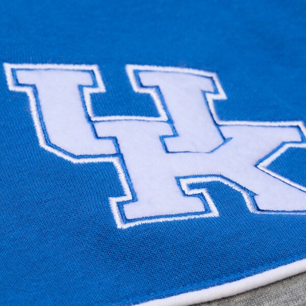 Kentucky Wildcats Royal/Heather Gray Fleece Crewneck Sweatshirt