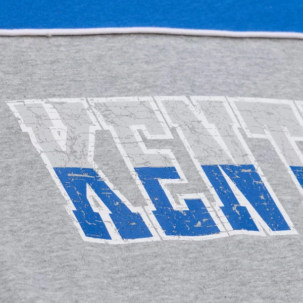 Kentucky Wildcats Royal/Heather Gray Fleece Crewneck Sweatshirt