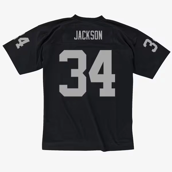 Bo Jackson Los Angeles Raiders 1988 Black Legacy Player Jersey 3 Bo Jackson Los Angeles Raiders 1988 Black Legacy Player Jersey