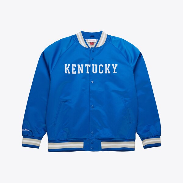 Kentucky Wildcats Royal Satin Raglan Full-Snap Jacket