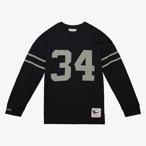 Bo Jackson Los Angeles Raiders Black Gridiron Classics Retired Player Name & Number Long Sleeve T-Shirt