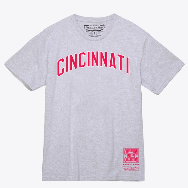 Cincinnati Reds Gray Wordmark T-Shirt
