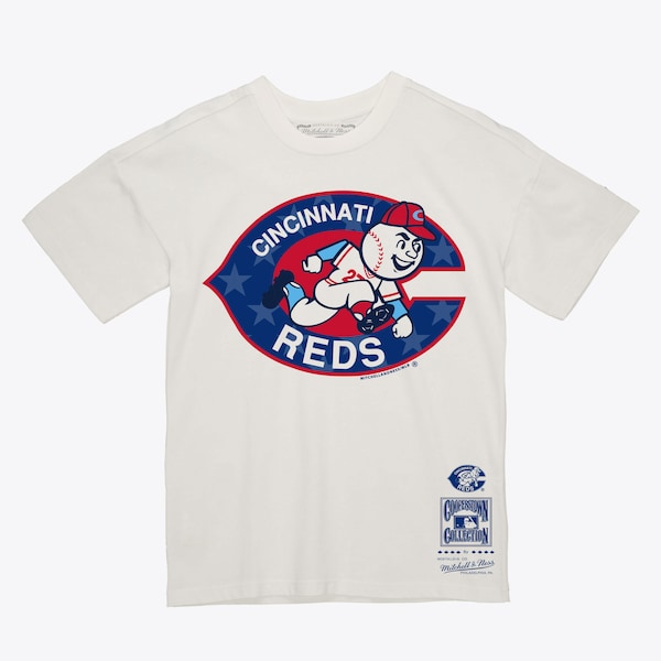 Cincinnati Reds Cream Freedom T-Shirt