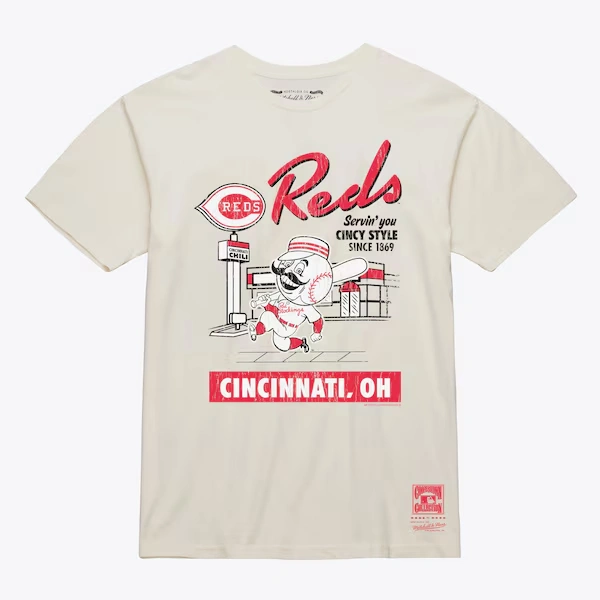 Cincinnati Reds Cream Deli T-Shirt