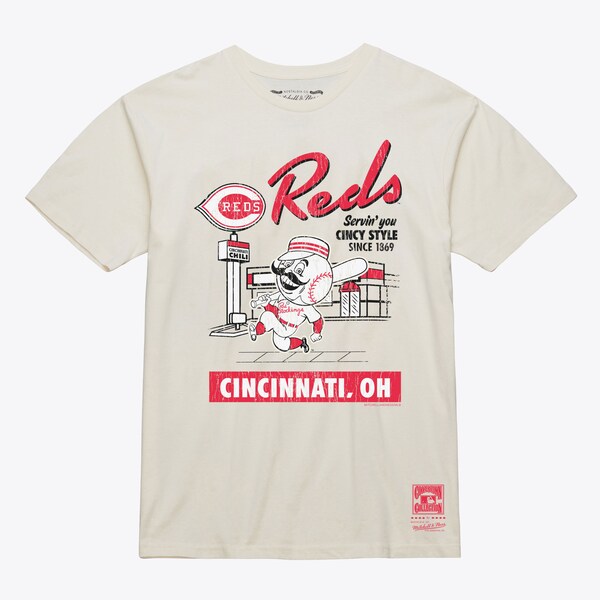 Cincinnati Reds Cream Deli T-Shirt
