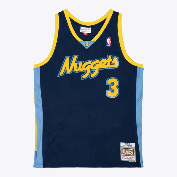 Allen Iverson Denver Nuggets 2006-07 Navy Swingman Player Jersey