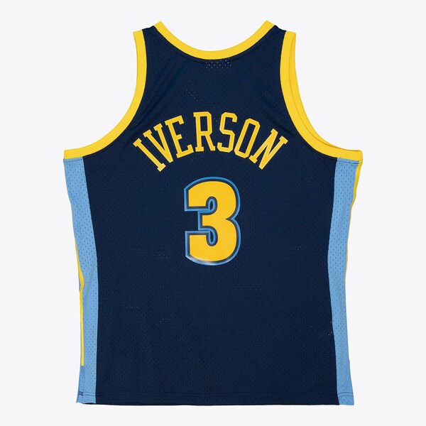 Allen Iverson Denver Nuggets 2006-07 Navy Swingman Player Jersey