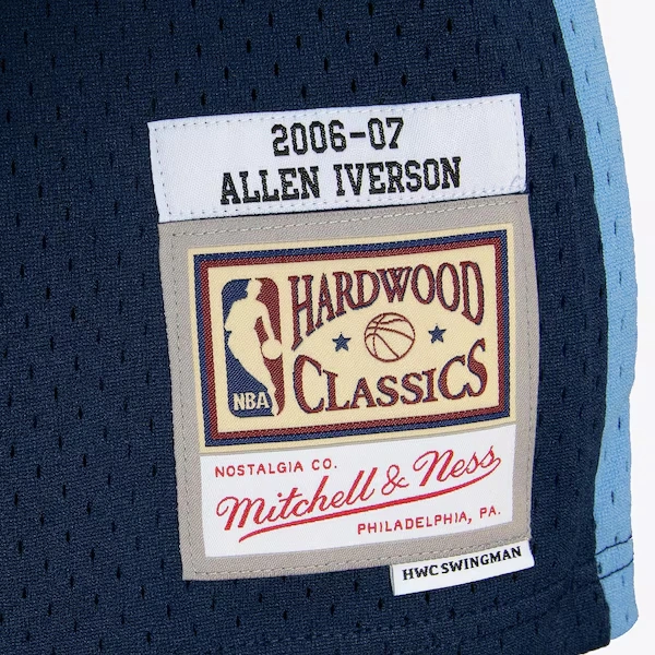 Allen Iverson Denver Nuggets 2006-07 Navy Swingman Player Jersey