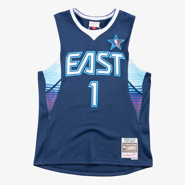 Allen Iverson 2009 NBA All-Star Game Navy Swingman Player Jersey