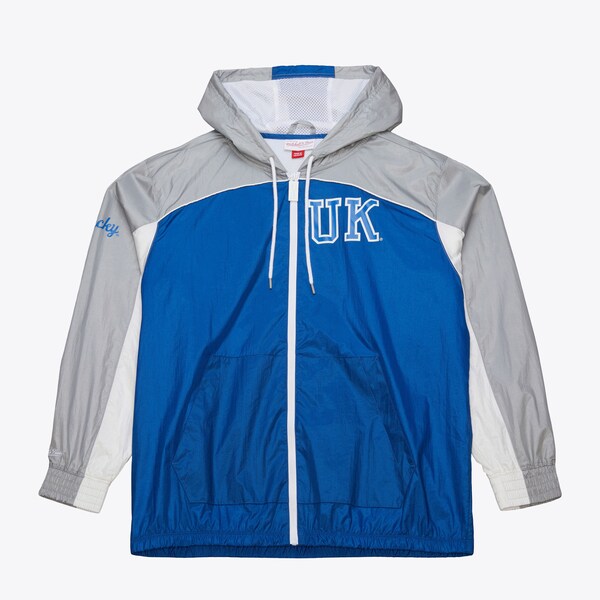Kentucky Wildcats Royal Vintage Logo Big Shot Premium Windbreaker Full-Zip Jacket