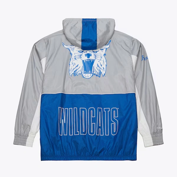 Kentucky Wildcats Royal Vintage Logo Big Shot Premium Windbreaker Full-Zip Jacket