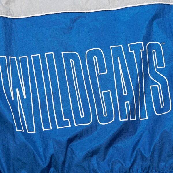 Kentucky Wildcats Royal Vintage Logo Big Shot Premium Windbreaker Full-Zip Jacket