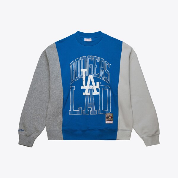 Los Angeles Dodgers Royal Split 3 Pullover Sweatshirt