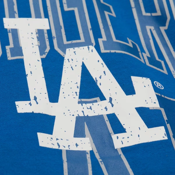 Los Angeles Dodgers Royal Split 3 Pullover Sweatshirt