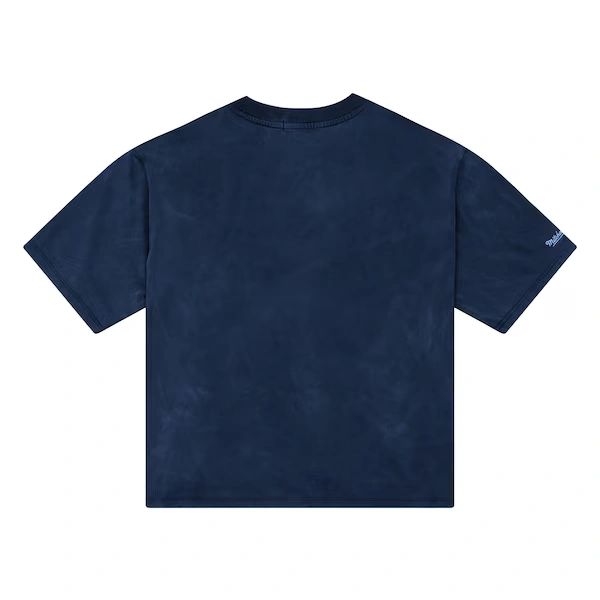 Women's Los Angeles Dodgers Navy Cropped Boxy T-Shirt