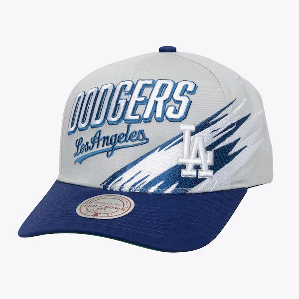 Los Angeles Dodgers Gray Zoom By Pro Crown Snapback Hat