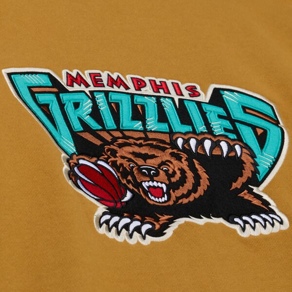 Memphis Grizzlies Brown Dusted Fleece Sweatshirt