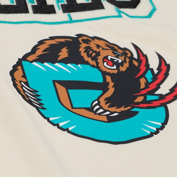 Memphis Grizzlies Cream Dusted Vintage Training Camp Long Sleeve T-Shirt