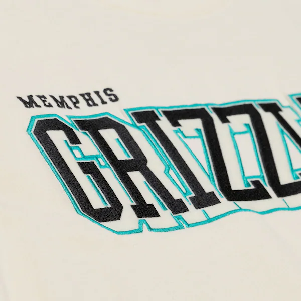Memphis Grizzlies Cream Dusted Vintage Training Camp Long Sleeve T-Shirt