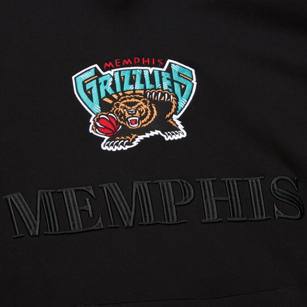 Memphis Grizzlies Black Team OG 3.0 Vintage Fleece Pullover Hoodie
